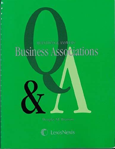Questions And Answers: Business Associations