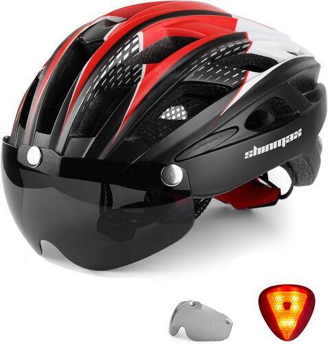 Subzonal-Casque De Vélo Avec Éclairage Led, Sécurité Magnétique, Écran Amovible, Visière À Roulettes Pour Ski, Snowboard - Homme Femme Nr-096