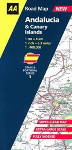 Andalucia And Canary Isles (Aa Road Map Spain & Portugal)