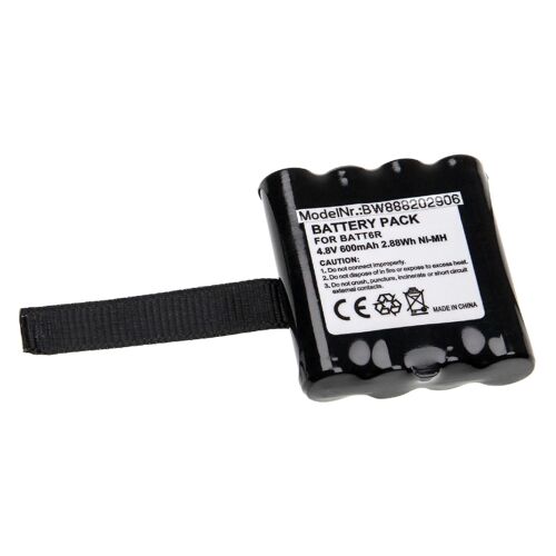 Batterie vhbw compatible avec les radios Midland LXT410, LXT350, LXT376, LXT345, LXT440, LXT420, LXT435, LXT460, talkie-walkie (600 mAh, 4.8 V, NiMH)