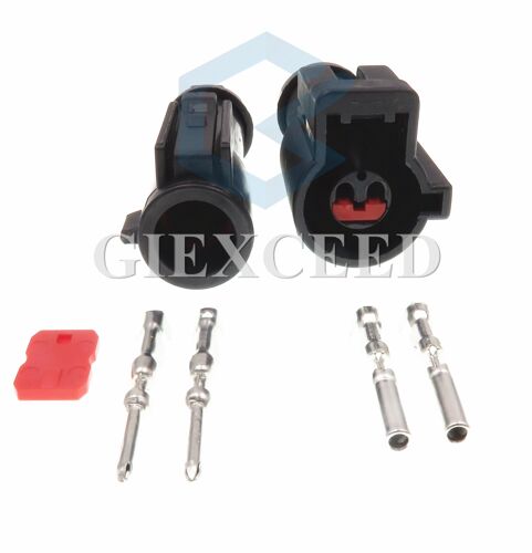 Prise Électrique Automobile Étanche À 2 Broches, Connecteur Scellé Pour Voitures