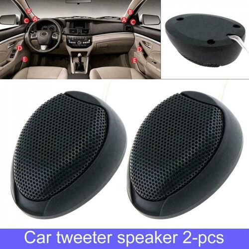 Haut-Parleur Stéréo 1000w Pour Voiture, 2 Pièces, Système Audio En Forme De Dôme Pour Golf Bmw Tesla