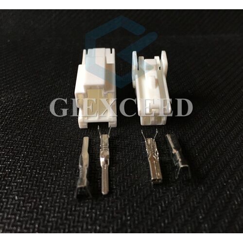 Connecteur De Faisceau De Câbles Pour Voiture, 2 Jeux De 2 Broches, Fiche Mâle Femelle Électrique 7123 ¿ 8326