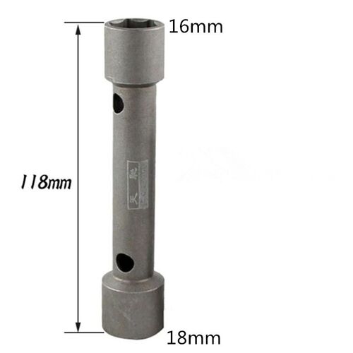 Douille De Bougie D'allumage À Double Tête Pour Moto, Manchon De Clé, Outils De Démontage De L'outil De Réparation, Ajouter Long 118mm