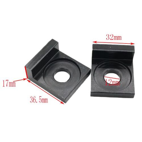 Tendeur De Chaîne En Aluminium Carré, 1 Paire, 3 Couleurs, 12mm, Pour Pièces De Modification De Moto, Accessoires