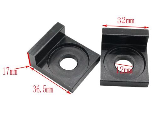 Tendeur De Chaîne En Aluminium Carré, 1 Paire, 3 Couleurs, 12mm, Pour Pièces De Modification De Moto, Accessoires