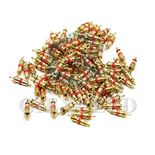 Noyau De Valve De Pneu En Alliage De Zinc Et Cuivre, Pièce De Rechange Pour Voiture, Moto, Vélo, 10 Pièces