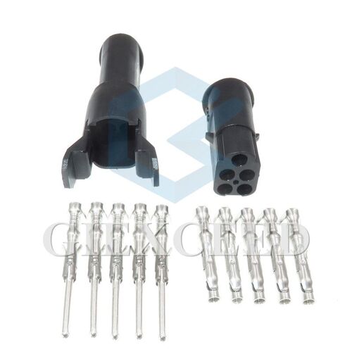 Connecteur Électrique Automatique, 2 Lots De 5 Broches, Prise Femelle Mâle, Câblage, Harnais De Câbles, Prises Étanches