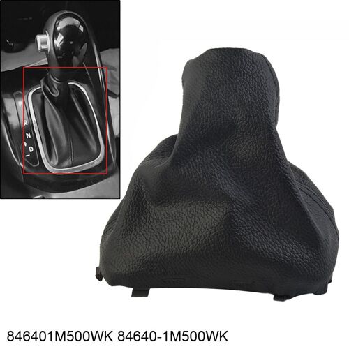Bouton De Changement De Vitesse De Transmission De Voiture, Couverture De Bottes En Cuir Pu A/T Pour Kia Pour Forte Koop 2010-2013