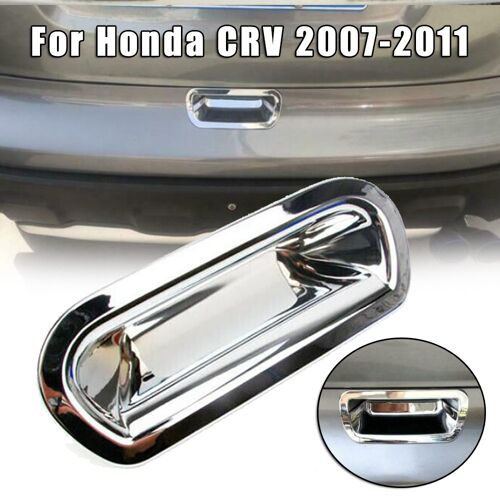 Couverture De Décoration De Poignée De Coffre Arrière De Voiture En Chrome, Pour Honda Crv 2007 ¿ 2011