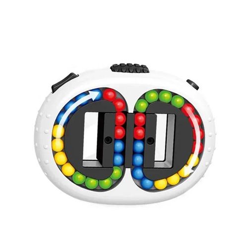 Cube de Haricot Magique Rotatif Montessori pour Enfant,Jouet du Bout des Doigts,Beaumont,Casse-Tête,Jeu de Spinners,Souligné,Instituts - Type Whtie S