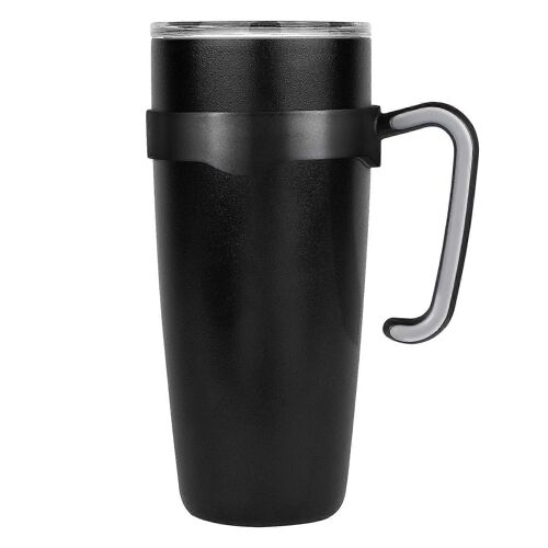Bestomz Poignée De Tasse Thermique Poignée De Gobelet Réglable Antidérapante Compatible Pour 20oz (Noir)