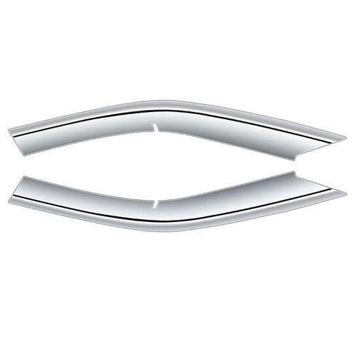 2 Pièces Argent Pare-Chocs Supérieur Gril Moulage Couverture Garniture Style De Voiture Pour Prius 60 Série 2022-2023