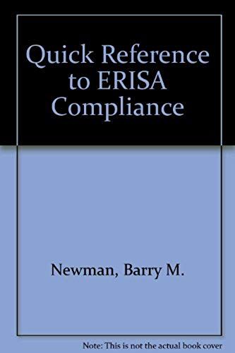 Quick Reference To Erisa Compliance