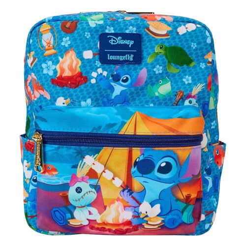 Disney By Loungefly Sac à Dos Mini Lilo And Stitch Camping Cuties Aop