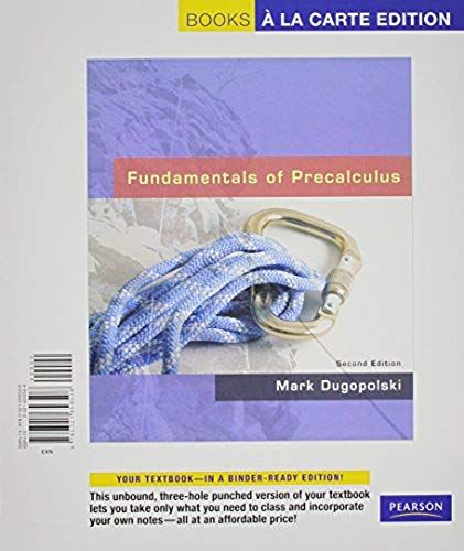 Fundamentals Of Precalculus [With Access Code]