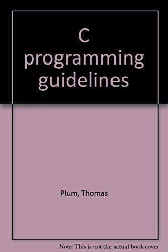 C Programming Guidelines