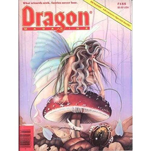 Dragon #155 (Magazine - March 1990) "What Wizards Seek, Faeries Never Lose; Dungeon Adventures Special"