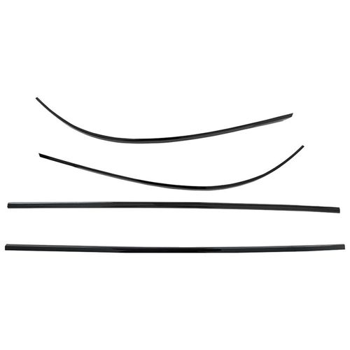 4 Pièces Garnitures De Pare-Chocs Arrière Voiture Moulures Extérieures Pour L 2022 2023 Accessoires Auto Protection La Lèvre Noir Brillant