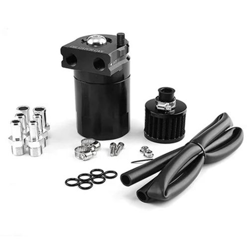 Réservoir De Récupération D' À Déflecteur Voiture Avec Filtre Air, Trou En Aluminium Déflecteur, Respirante