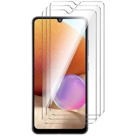 Hqselection® Lot De 3 Verre Trempé Pour Samsung Galaxy A32,Film De Protection D'écran Haute Transparence - Anti Rayures - Ultra Résistant Dureté 9h