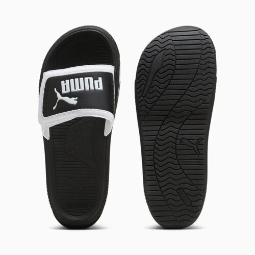 Puma Chaussure Claquettes Softridepro 24 V, Blanc/Noir