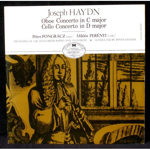Haydn Concerti Pongracz Perenyi Sandor Shlx 90034 Lp Nm, Cv Nm -