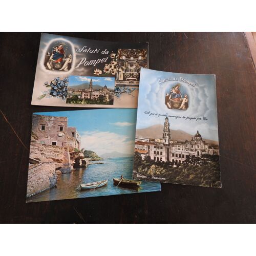 Lot De 3 Cartes Postales D Italie Pompei