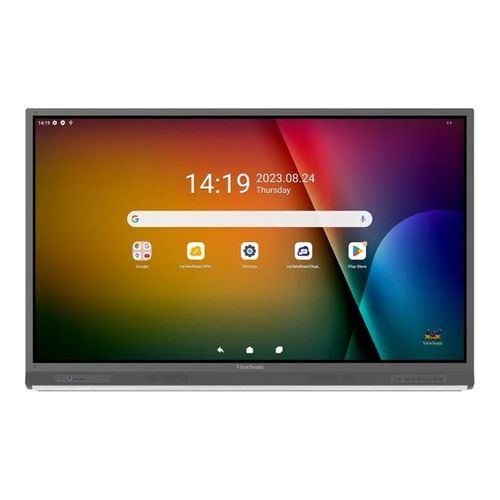 ViewSonic ViewBoard IFP6552-2F - Classe de diagonale 65" (64.5" visualisable) - IFP52-2F Series écran LCD rétro-éclairé par LED - interactive - avec écran tactile (multi-touch) / réseau de 8...