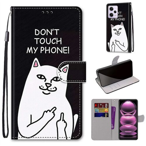 Saturcase Coque Pour Xiaomi Redmi Note 12 Pro 5g, Beau Pu Cuir Magnétique Flip Portefeuille Support Porte-Carte Dragonne Protecteur Housse Étui Pour Xiaomi Redmi Note 12 Pro 5g (Dh-5)