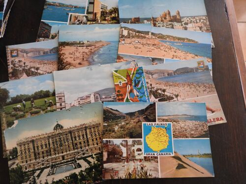 Lot De 10 Cartes Postales D Espagne Majorite Timbrees