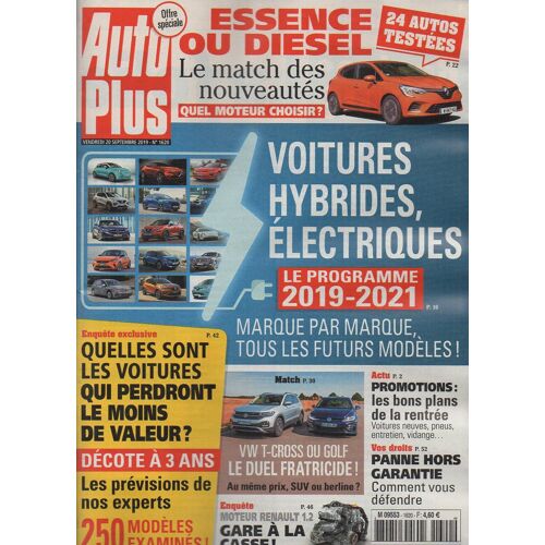 Auto Plus 1620 - Voitures Hybrides, Électriques 2019-2020 Tous Les Futurs Modèles / T-Cross Ou Golf