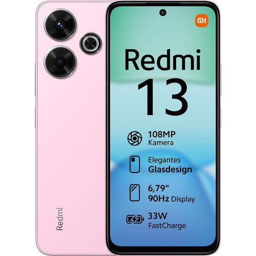 Xiaomi Redmi 13 Dual-SIM 6/128 Go Rose Perle