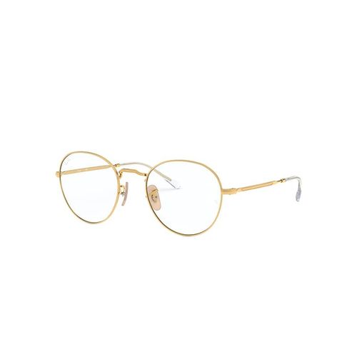 Ray-Ban Round Metal Optics Ii  Monture Or Verres Transparents 49-20 