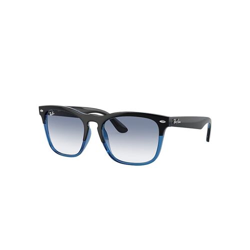 Ray-Ban Steve Lunettes De Soleil Monture Black On Transparent Blue Verres Bleu 54-18