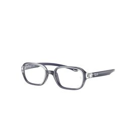 Ray-Ban Rb9074 Optics Kids  Monture Transparent Sur Caoutchouc Bleu Verres Transparents Polarisé 41-16 