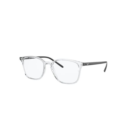 Ray-Ban Rb7185  Monture Noir Brillant Verres Transparents Polarisé 50-18 