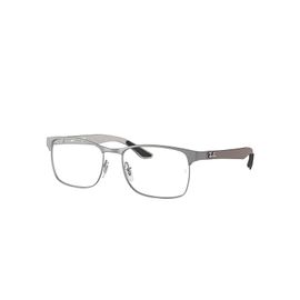 Ray-Ban Rb8416 Optics  Monture Gunmetal Verres Transparents Polarisé 55-17 