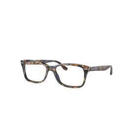 Ray-Ban Rb5428 Optics  Monture Havana Bleu Et Jaune Verres Transparents Polarisé 50-17 
