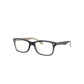 Ray-Ban Rb5228 Optics  Monture Bleu Verres Transparents Polarisé 53-17 
