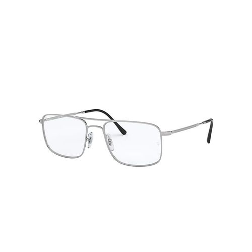 Ray-Ban Rb6434 Optics  Monture Argent Verres Transparents 55-18 