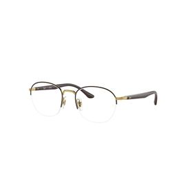 Ray-Ban Rb6487 Optics  Monture Marron Verres Transparents Polarisé 50-20 