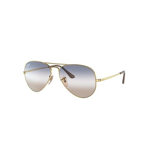 Ray-Ban Rb3689 Bi-Gradient Lunettes De Soleil Monture Or Verres Bleu 58-14