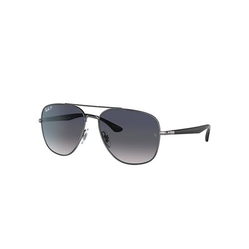 Ray-Ban Rb3683 Lunettes De Soleil Monture Noir Verres Bleu Polarisé 56-15 