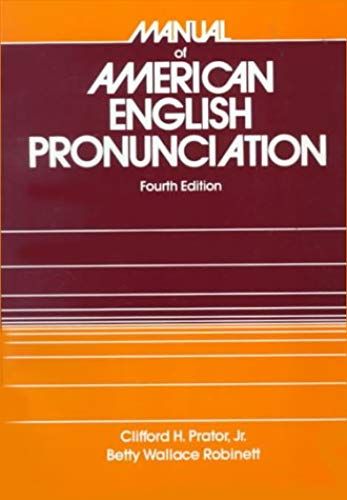 Manual Of American English Pronunciation