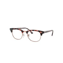 Ray-Ban Clubmaster Optics  Monture Havana Verres Transparents 51-21 