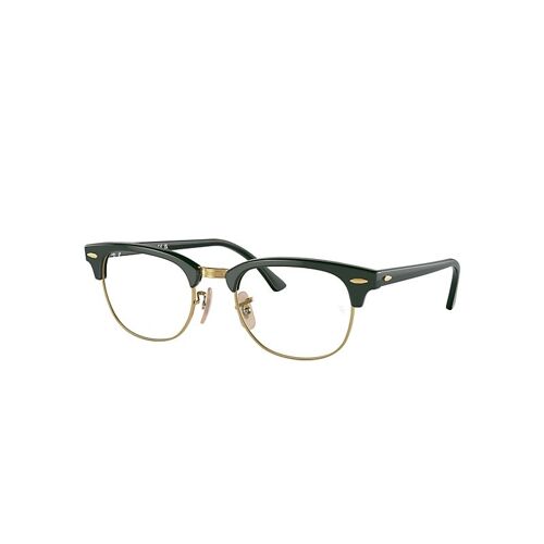 Ray-Ban Clubmaster Optics  Monture Noir Verres Transparents Polarisé 51-21 