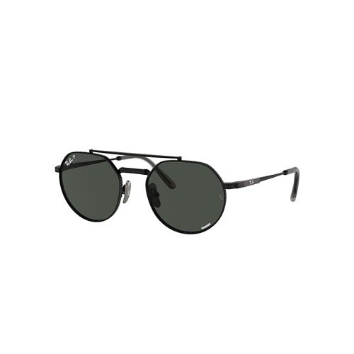 Ray-Ban Jack Ii Titanium Lunettes De Soleil Monture Noir Verres Gris Polarisé 51-20 