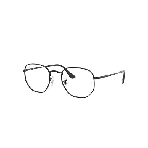 Ray-Ban Hexagonal Optics  Monture Noir Verres Transparents 48-21 