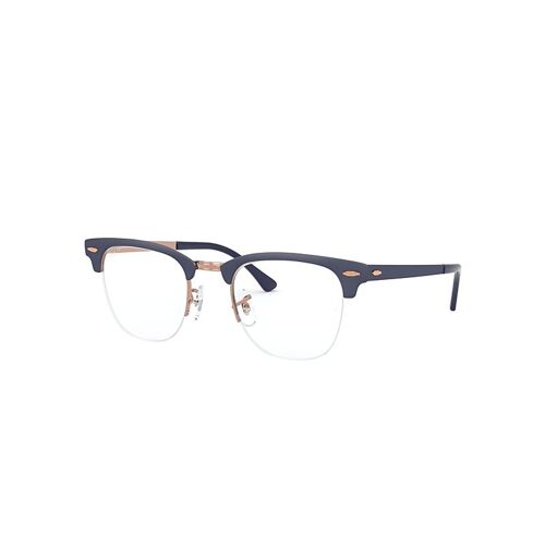 Ray-Ban Clubmaster Metal Optics  Monture Bleu Verres Transparents 50-22 